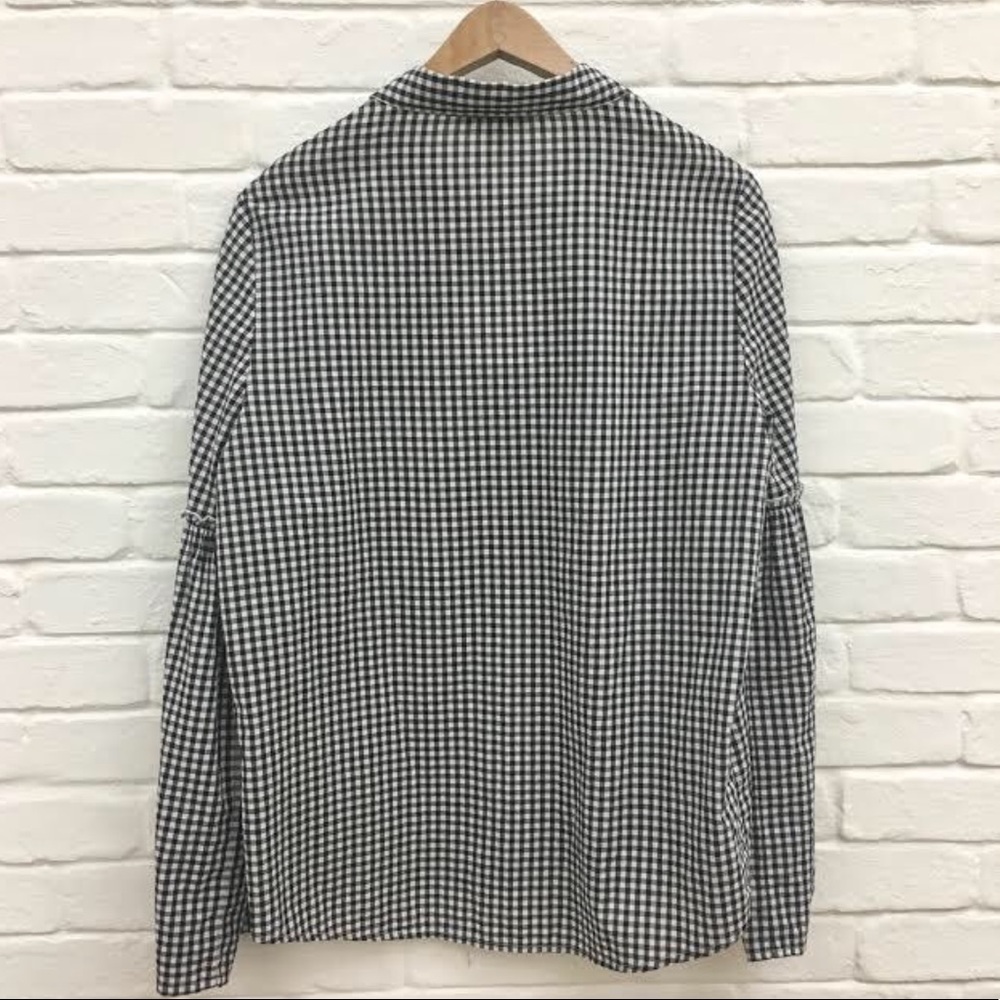 Lorraine Bell Sleeve Button Up Size Medium NWT - Picture 5 of 6
